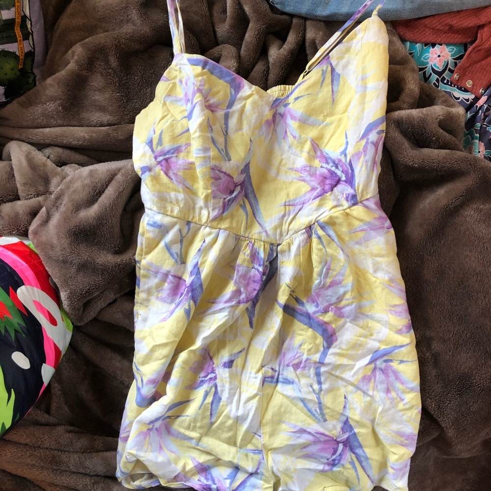 Yellow romper